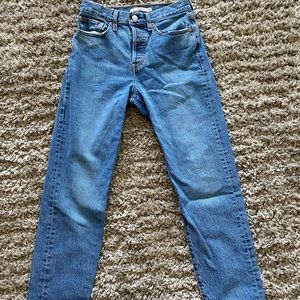 Levi wedgie high wasted jeans